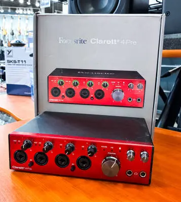 Focusrite - Clarett+ 4Pre 18-In/8-Out USB Audio Interface